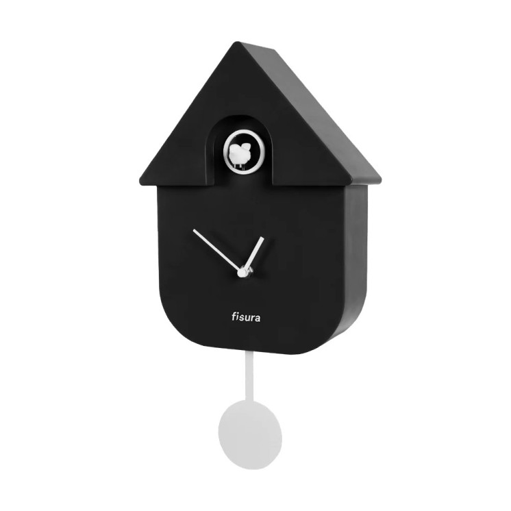 HORLOGE COUCOU NOIR - FISURA