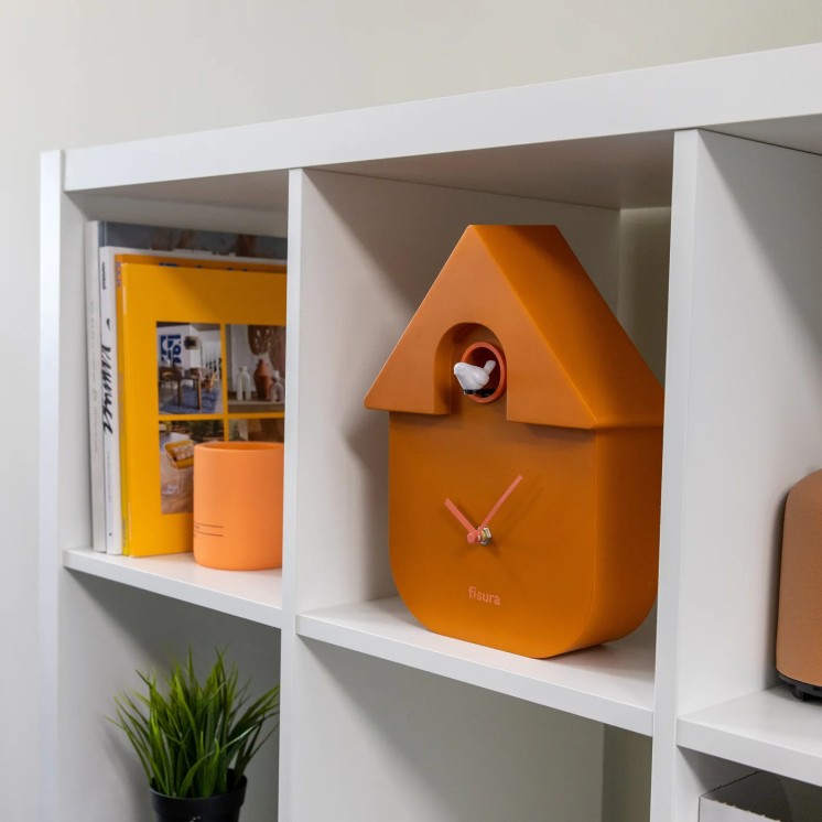HORLOGE COUCOU TERRACOTTA - FISURA