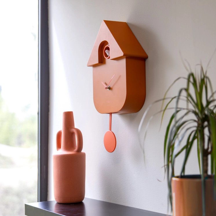 HORLOGE COUCOU TERRACOTTA - FISURA