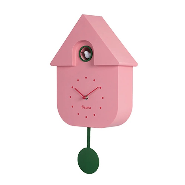 HORLOGE COUCOU PINK - FISURA