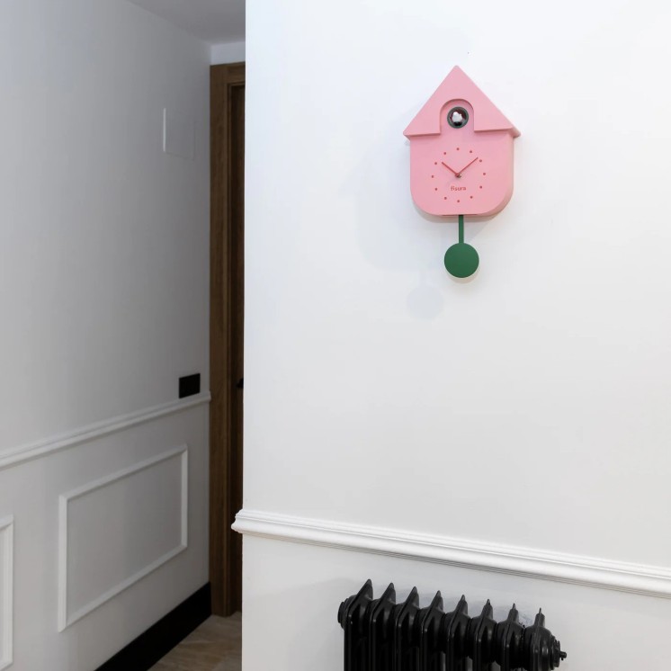 HORLOGE COUCOU PINK - FISURA