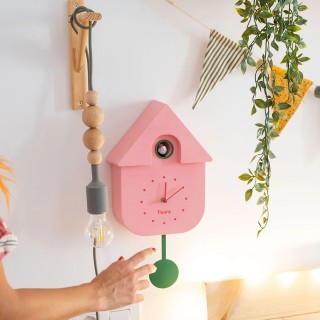 HORLOGE COUCOU PINK - FISURA