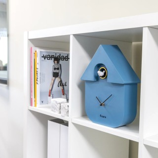 HORLOGE COUCOU BLEUE - FISURA