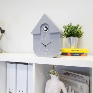HORLOGE COUCOU GRIS ET NOIR - FISURA