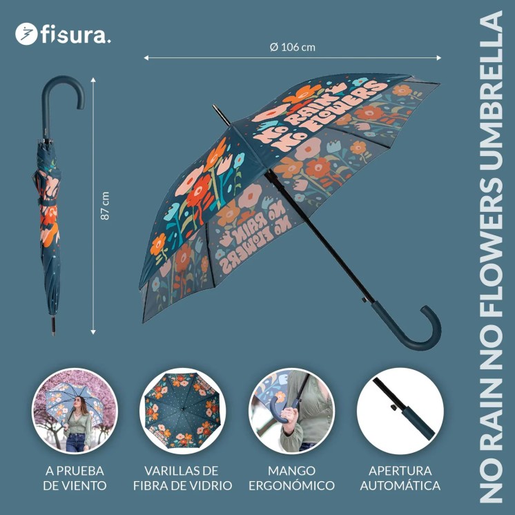 PARAPLUIE NO RAIN NO FLOWERS - FISURA