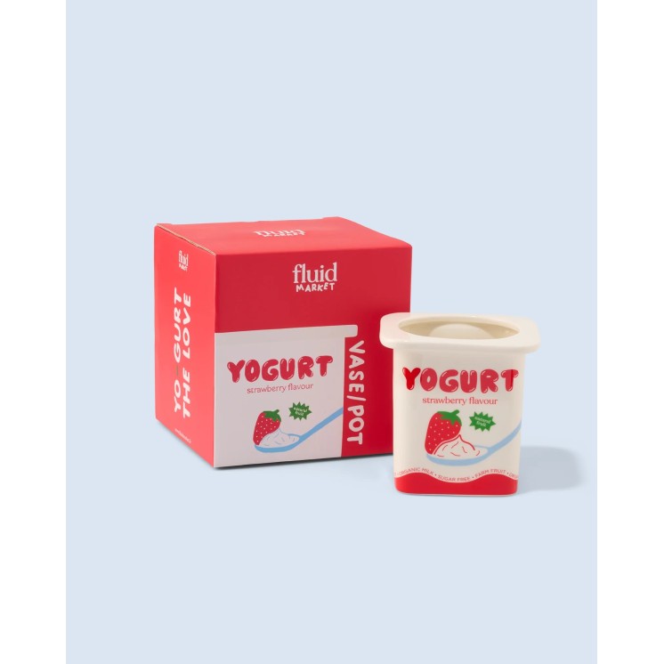 VASE YOGHURT STRAWBERRY - FLUID MARKET