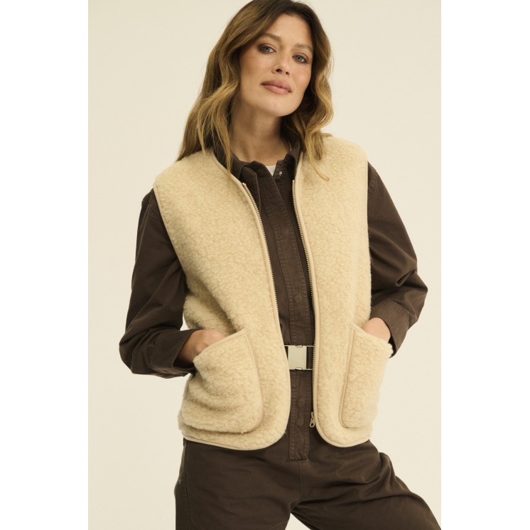 VESTE PEPITKO BEIGE - COLDBREAKER
