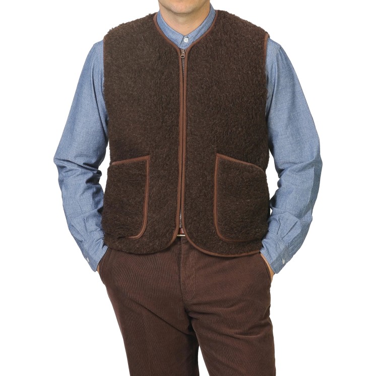 VESTE PEPITKO DARK BROWN - COLDBREAKER