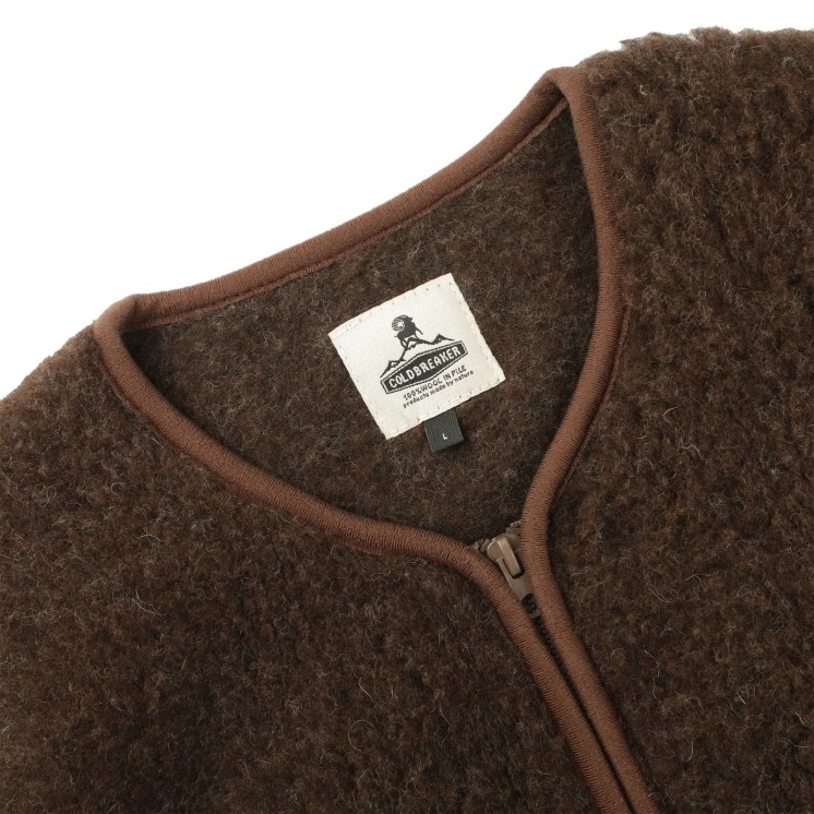 VESTE PEPITKO DARK BROWN - COLDBREAKER
