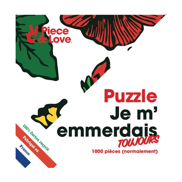 PUZZLE JE M'EMMERDAIS (TOUJOURS) - PIECE AND LOVE