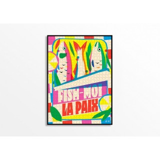 PUZZLE FISH MOI LA PAIX - PIECE & LOVE