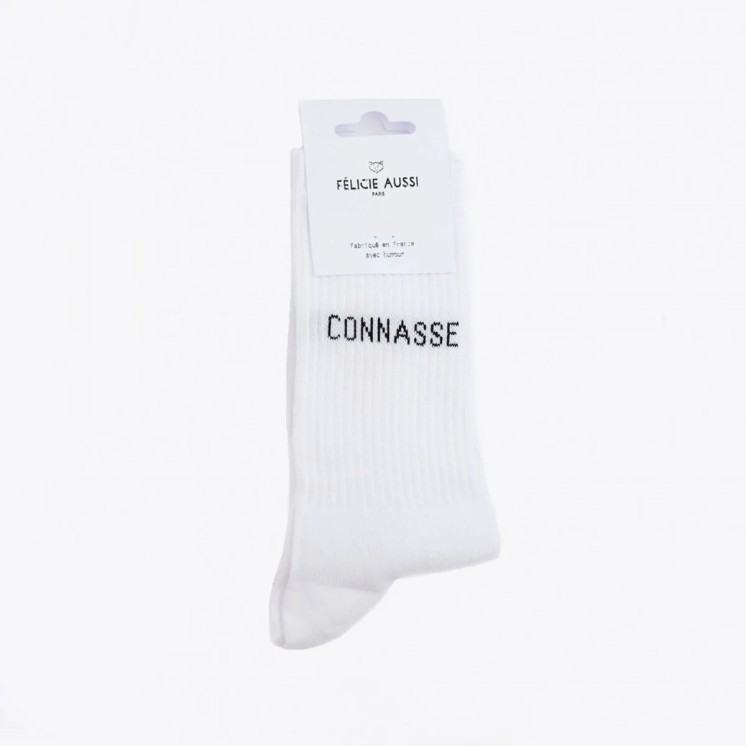 CHAUSSETTES BLANCHE CONNASSE 36/40 - FÉLICIE AUSSI