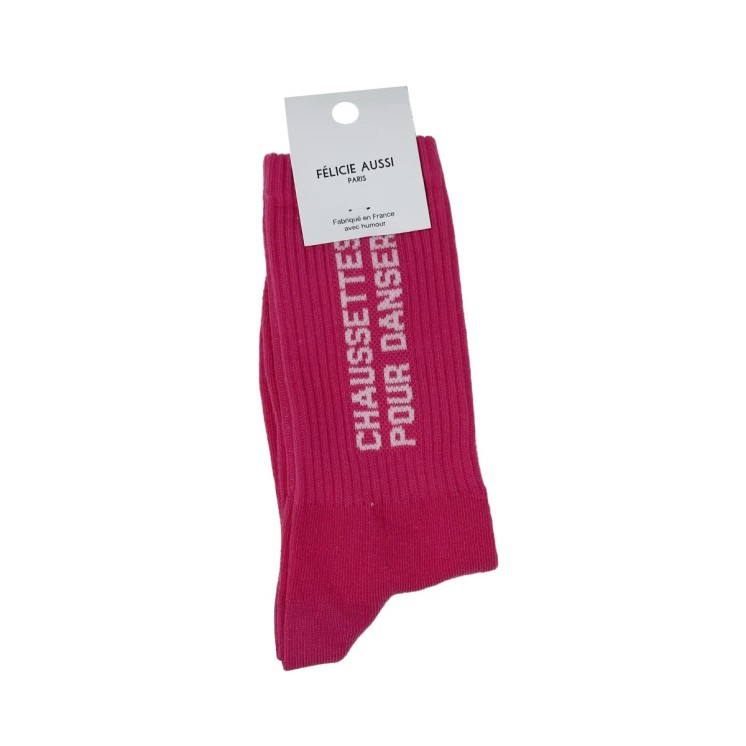 CHAUSSETTES POUR DANSER ROSE 36/40 - FÉLICIE AUSSI