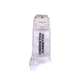 CHAUSSETTES CLAQUETTES BLANCHE 36/40 - FÉLICIE AUSSI