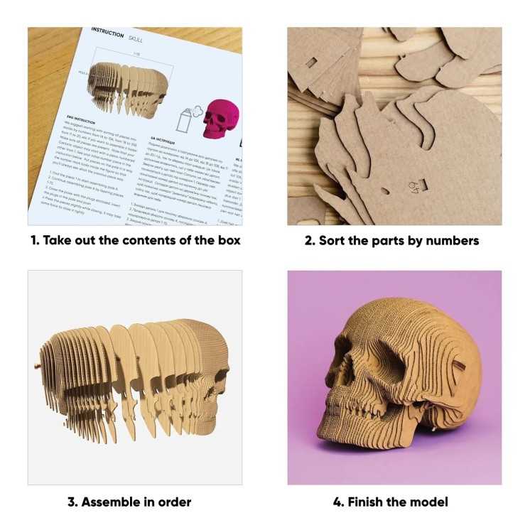 PUZZLE SKULL - CARTONIC