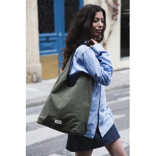 RICHELIEU SAC HOBO - MILITARY GREEN - RIVE DROITE