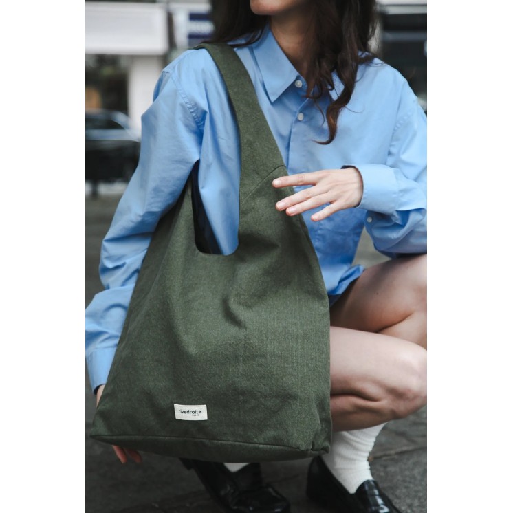 RICHELIEU SAC HOBO - MILITARY GREEN - RIVE DROITE
