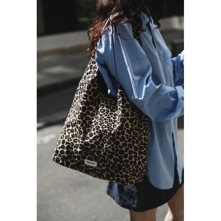 RICHELIEU SAC HOBO - LEOPARD BEIGE - RIVE DROITE