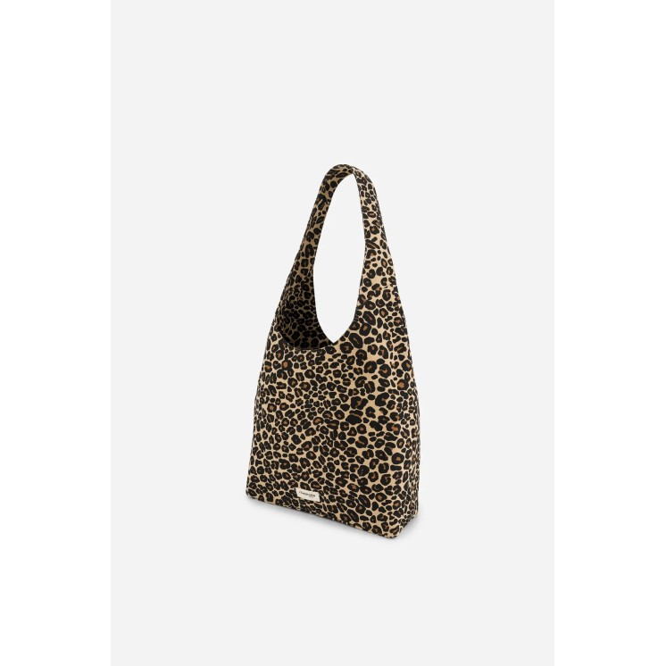 RICHELIEU SAC HOBO - LEOPARD BEIGE - RIVE DROITE