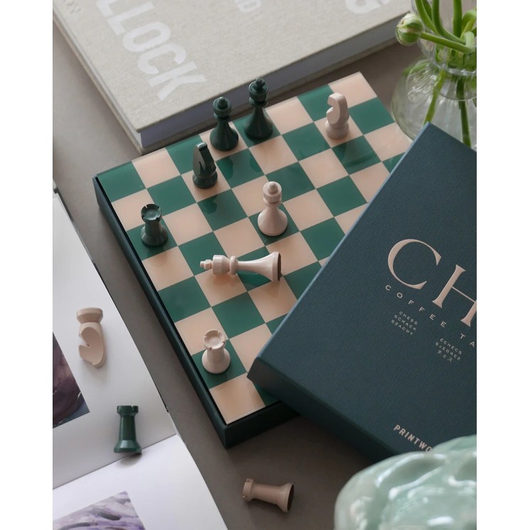 JEU ECHECS CLASSIC VERT - PRINTWORKS