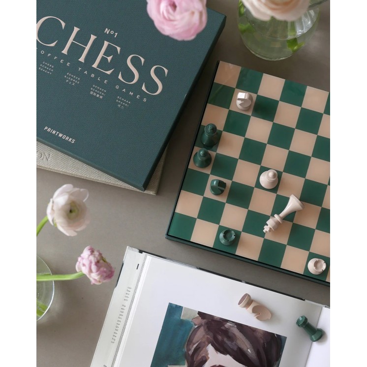 JEU ECHECS CLASSIC VERT - PRINTWORKS