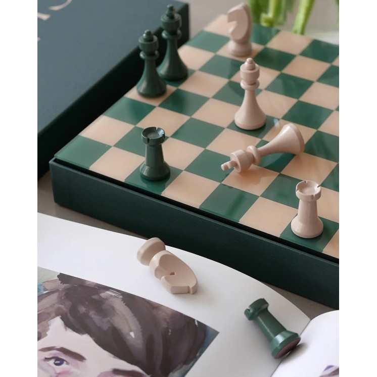 JEU ECHECS CLASSIC VERT - PRINTWORKS
