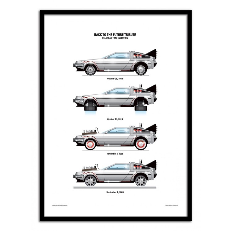 DELOREAN 30X40 - WALL EDITIONS