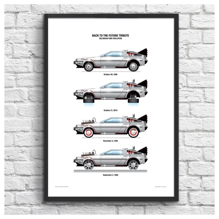 DELOREAN 30X40 - WALL EDITIONS
