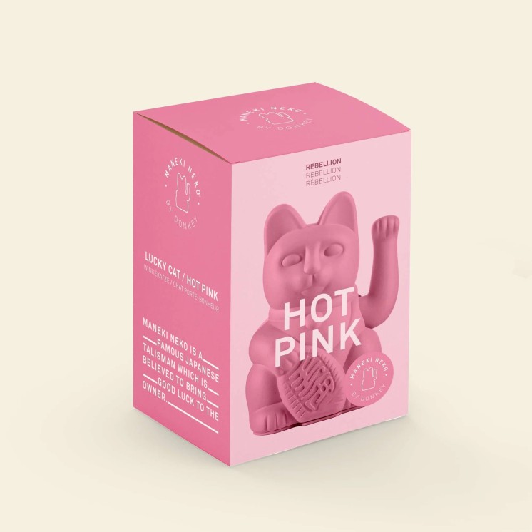 LUCKY CAT HOT PINK - DONKEY