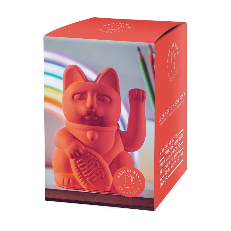 LUCKY CAT NEON ORANGE - DONKEY