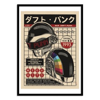 DAFT PUNK 30X40 - WALL EDITIONS
