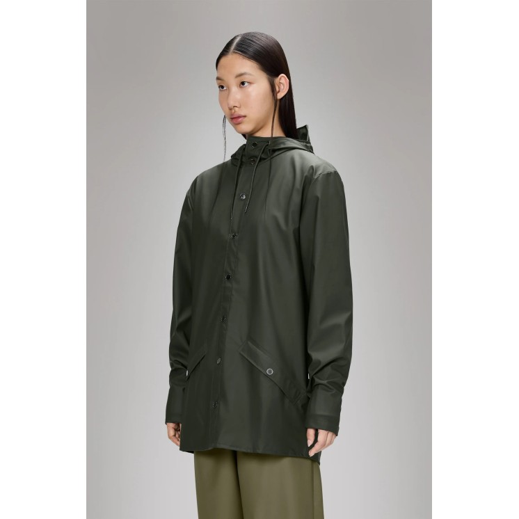 Jacket green - RAINS