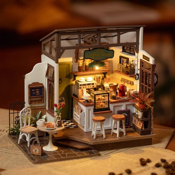 MINIATURE HOUSE NO.17 CAFÉ SLOWLIFE DG162 - ROLIFE