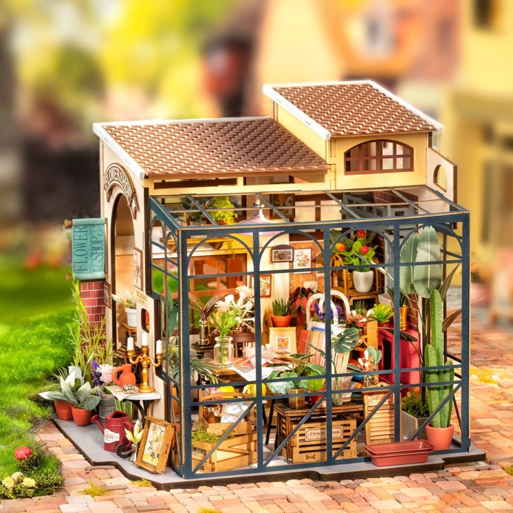 MINIATURE HOUSE EMILY'S FLOWER SHOP DG145 - ROLIFE