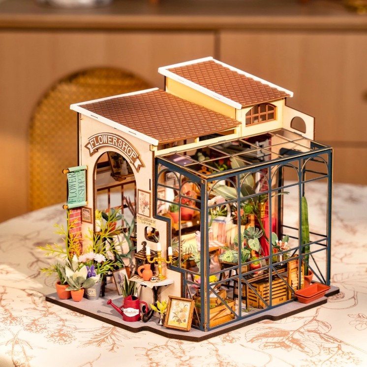 MINIATURE HOUSE EMILY'S FLOWER SHOP DG145 - ROLIFE