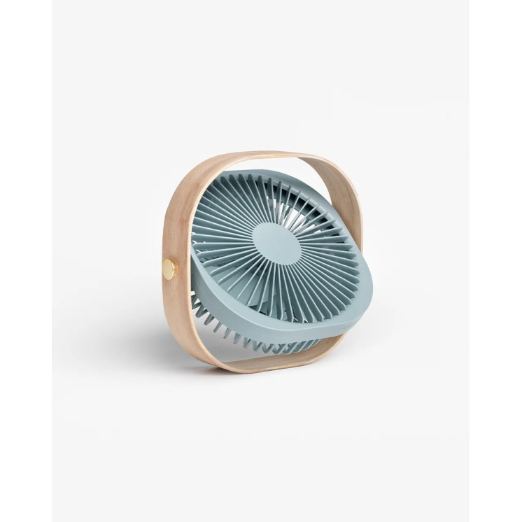 VENTILATEUR FANTASTIC BLEU/BOIS - PRINTWORKS