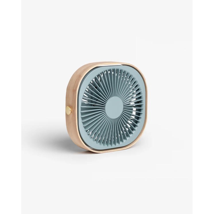 VENTILATEUR FANTASTIC BLEU/BOIS - PRINTWORKS