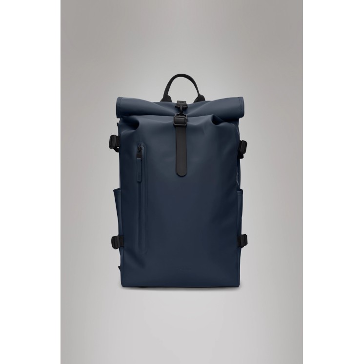 ROLLTOP RUCKSACK LARGE NAVY - RAINS