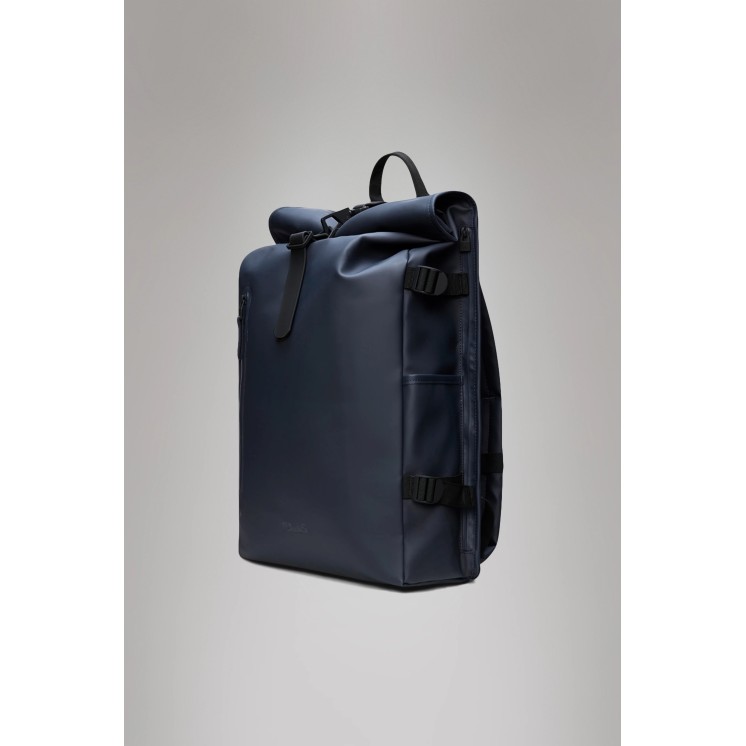 ROLLTOP RUCKSACK LARGE NAVY - RAINS